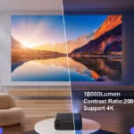 پروژکتور قابل حمل Full HD 1080P با پشتیبانی از 4K